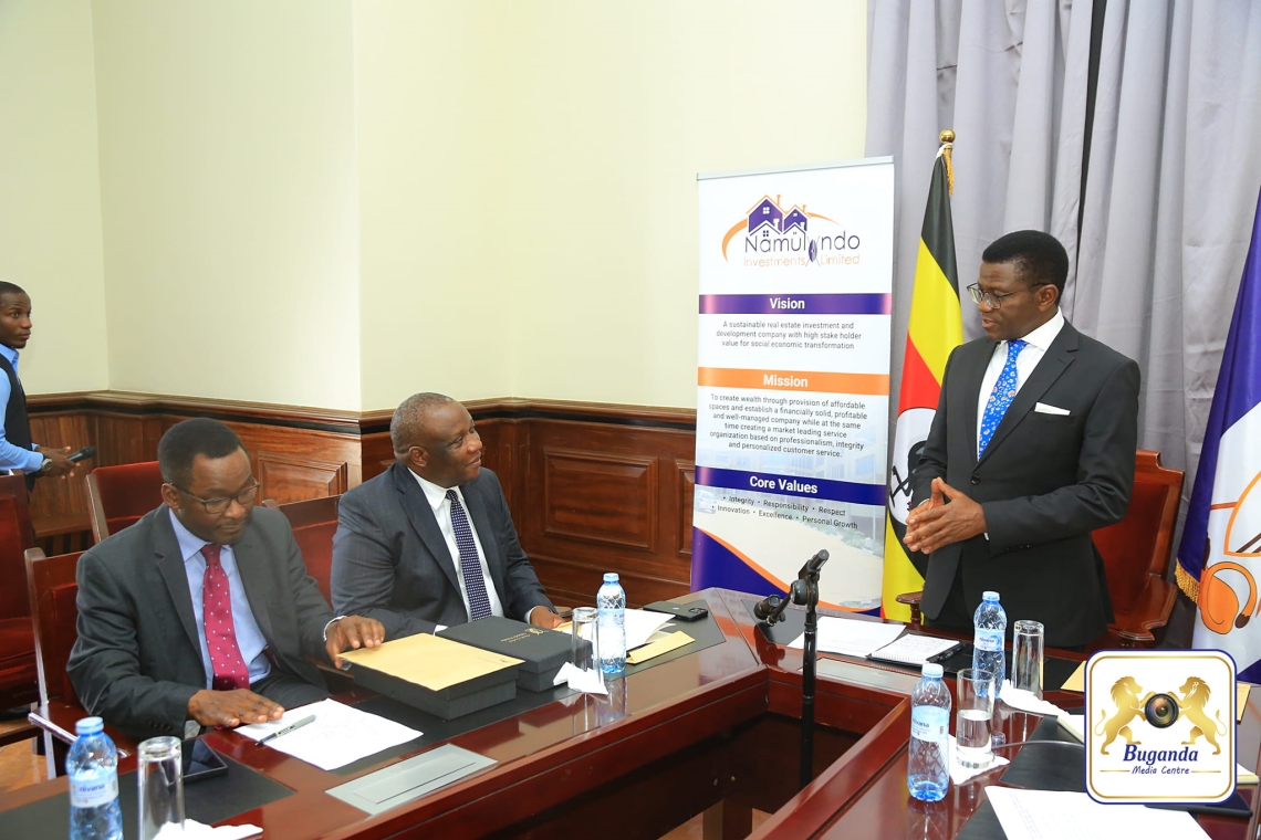 The Katikkiro inaugurating the new Board of Directors of Namulondo Investments Ltd Image
